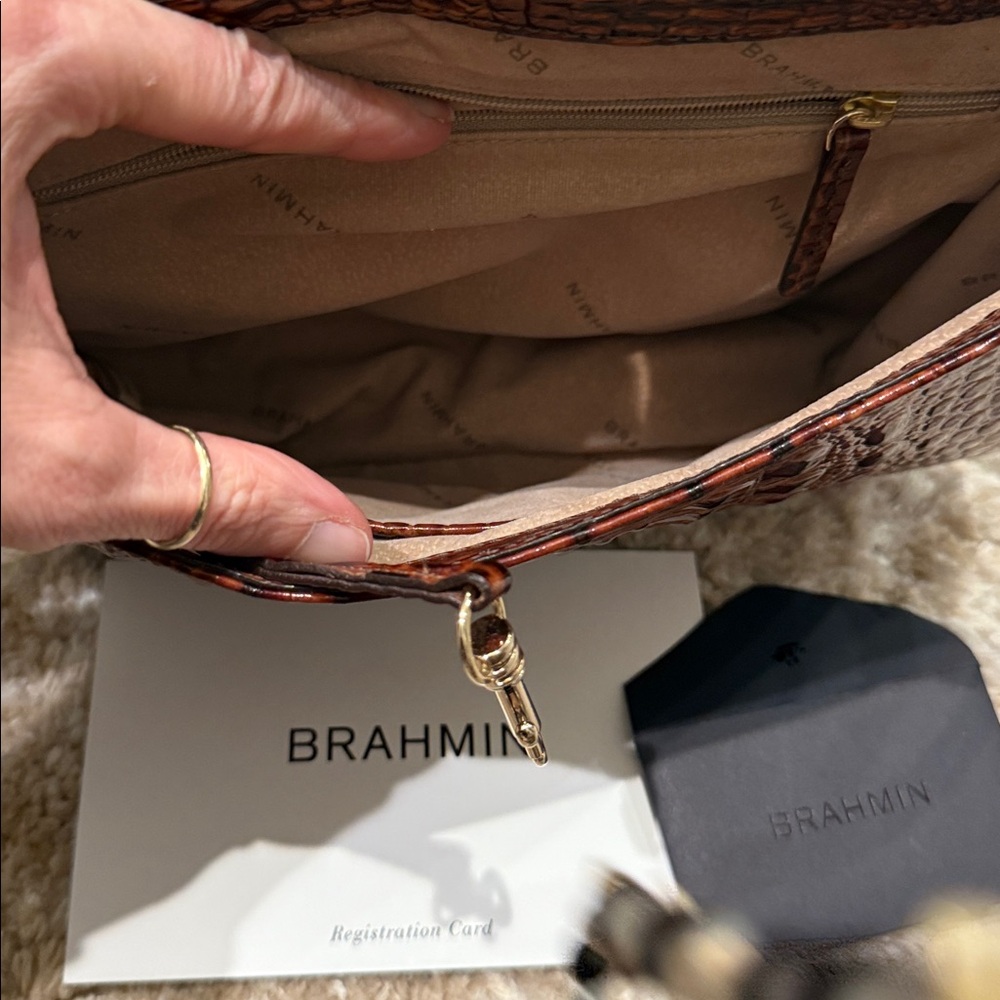 Brahmin nadine in pecan - Picture 4 of 5